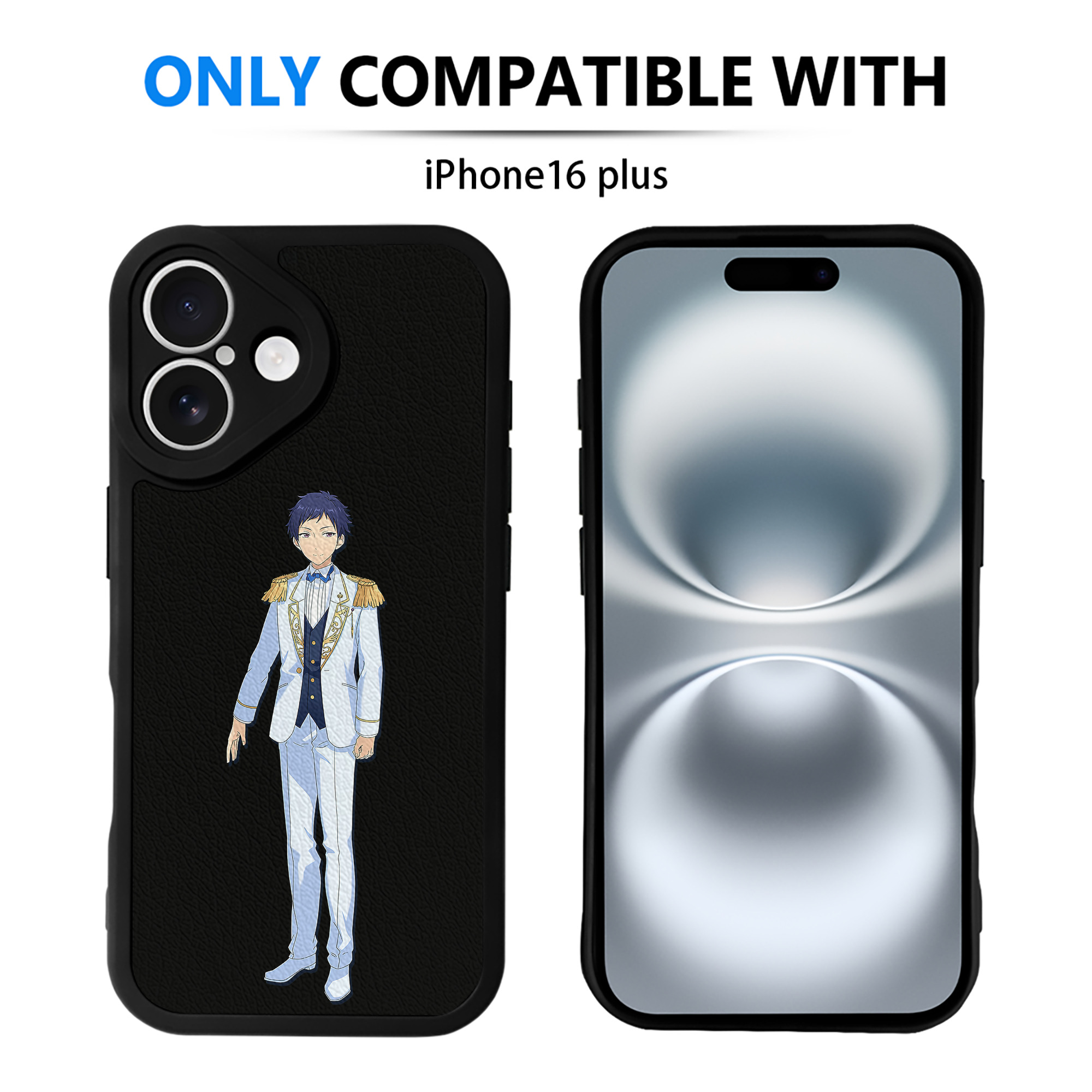 （画像用） あんさんぶるスターズ! Ensemble Stars 【iPhone 16シリーズ対応】シリコンスマホケース（レザー調） 材質：シリコン